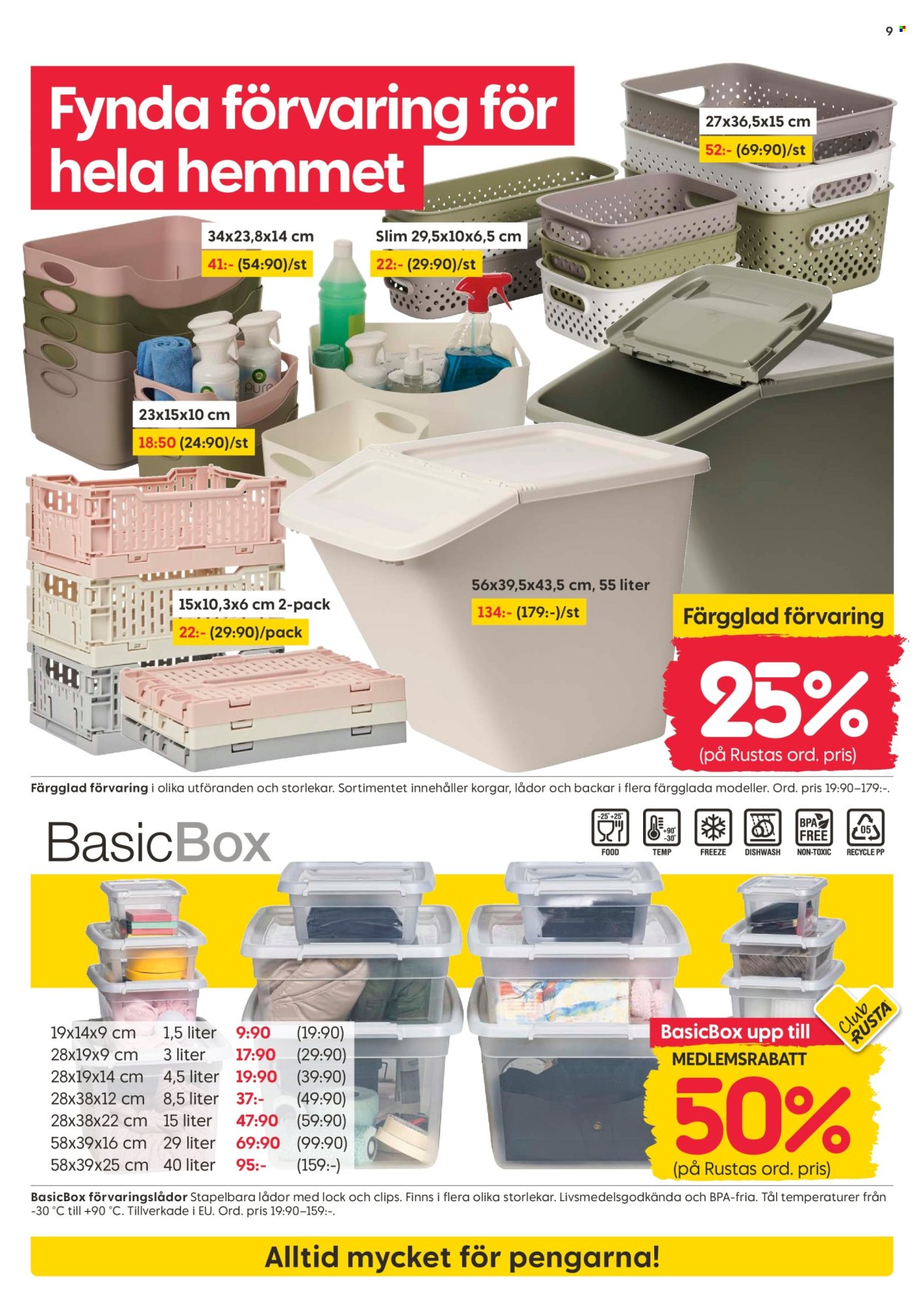 Rusta reklamblad - 5/1 2026 - 11/1 2026. Sida 9
