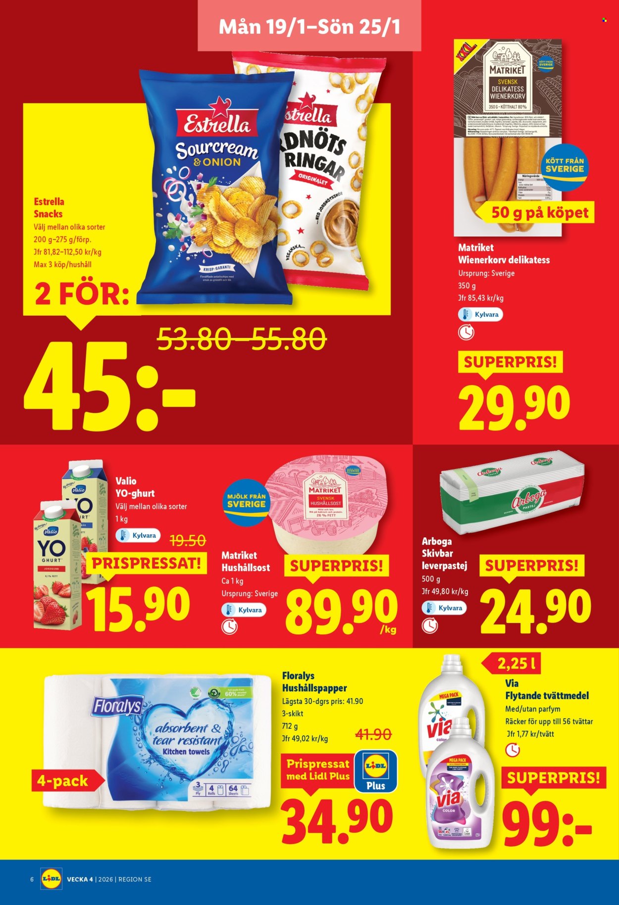 Lidl reklamblad - 19/1 2026 - 25/1 2026. Sida 6