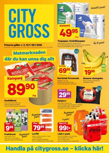 City Gross reklamblad - 12/1 2026 - 18/1 2026.