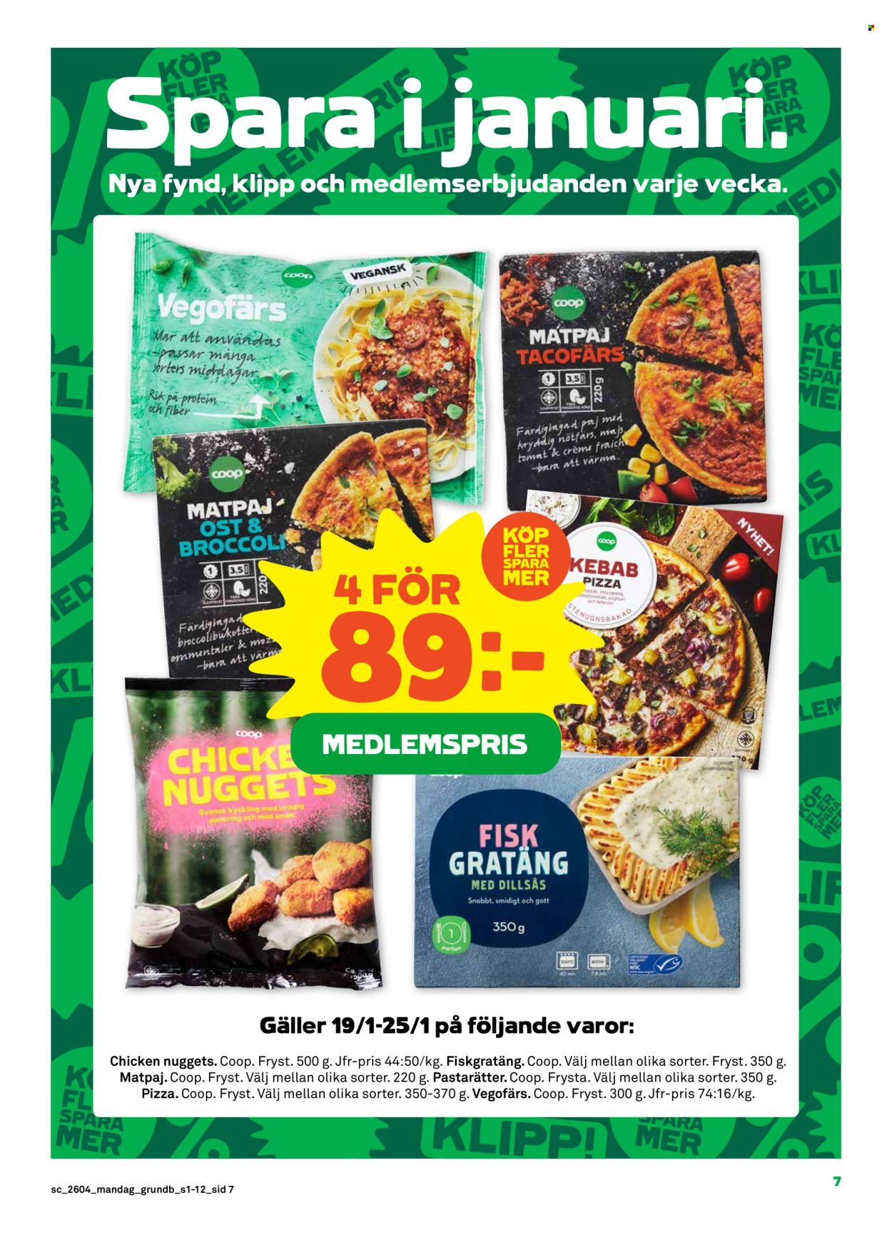 Stora Coop reklamblad - 19/1 2026 - 25/1 2026. Sida 7