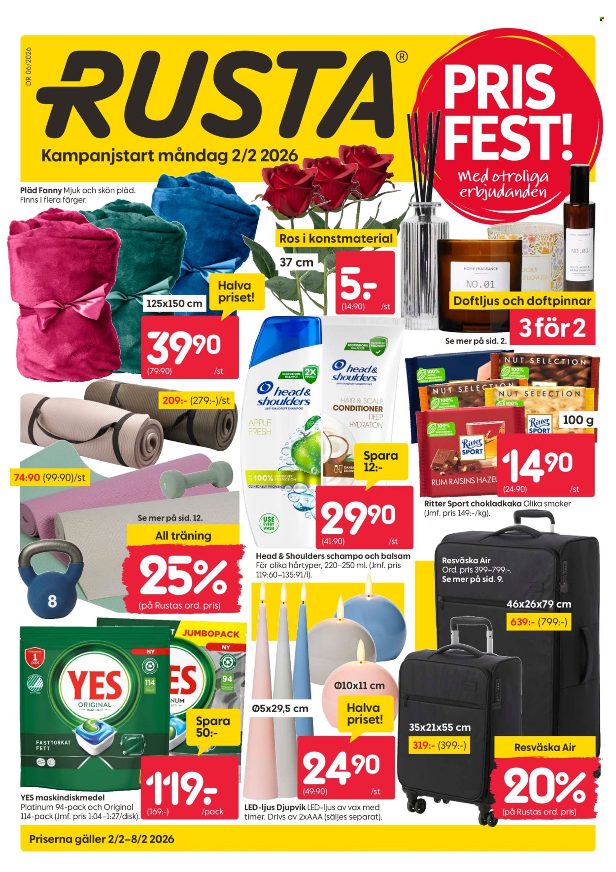 Rusta reklamblad - 2/2 2026 - 8/2 2026. Sida 1