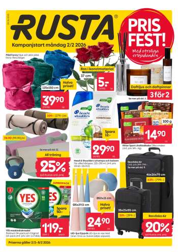 Rusta reklamblad - 2/2 2026 - 8/2 2026.
