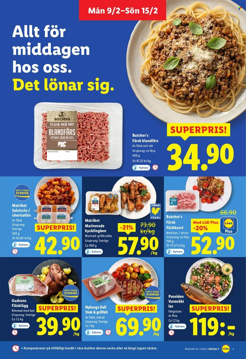 Lidl reklamblad - 9/2 2026 - 15/2 2026. Sida 3