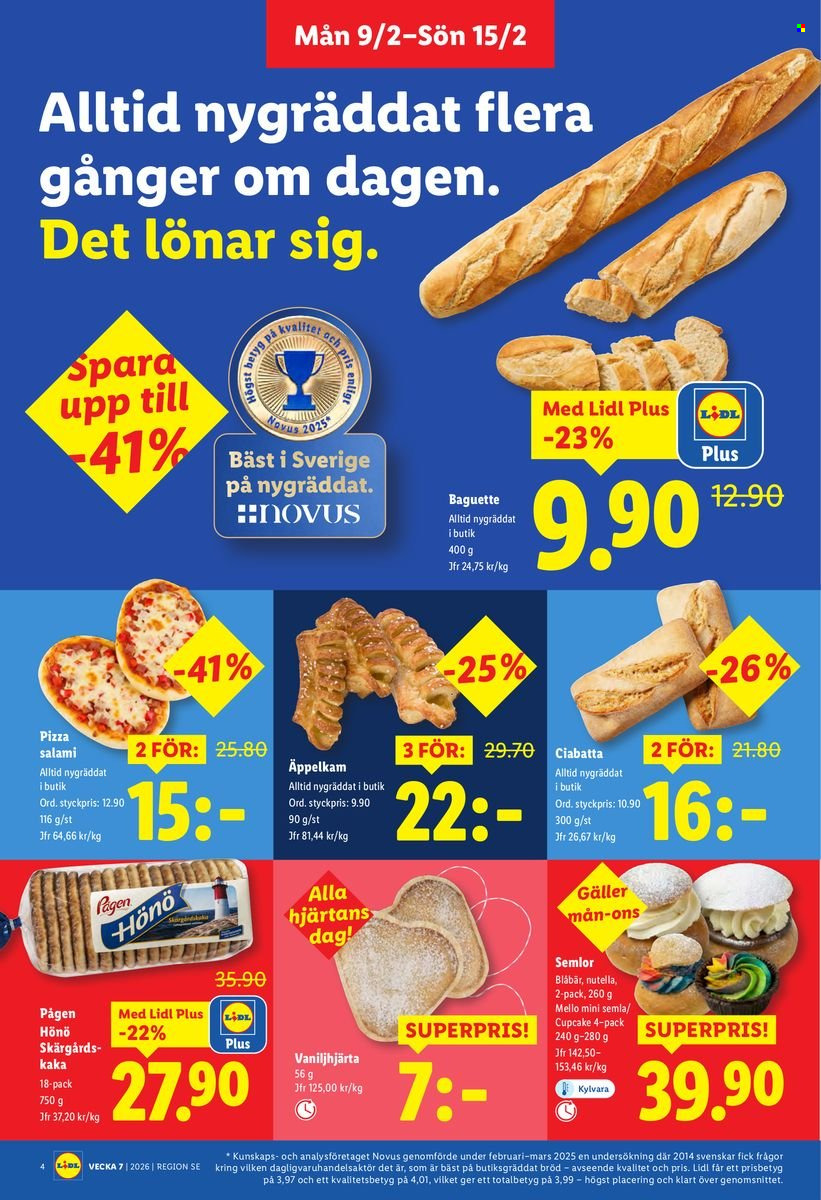 Lidl reklamblad - 9/2 2026 - 15/2 2026. Sida 4