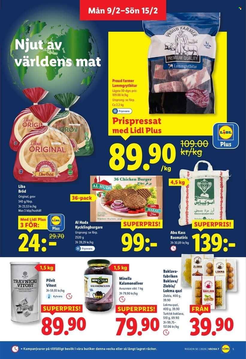 Lidl reklamblad - 9/2 2026 - 15/2 2026. Sida 5