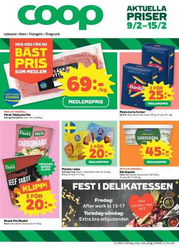 Coop reklamblad - 9/2 2026 - 15/2 2026.