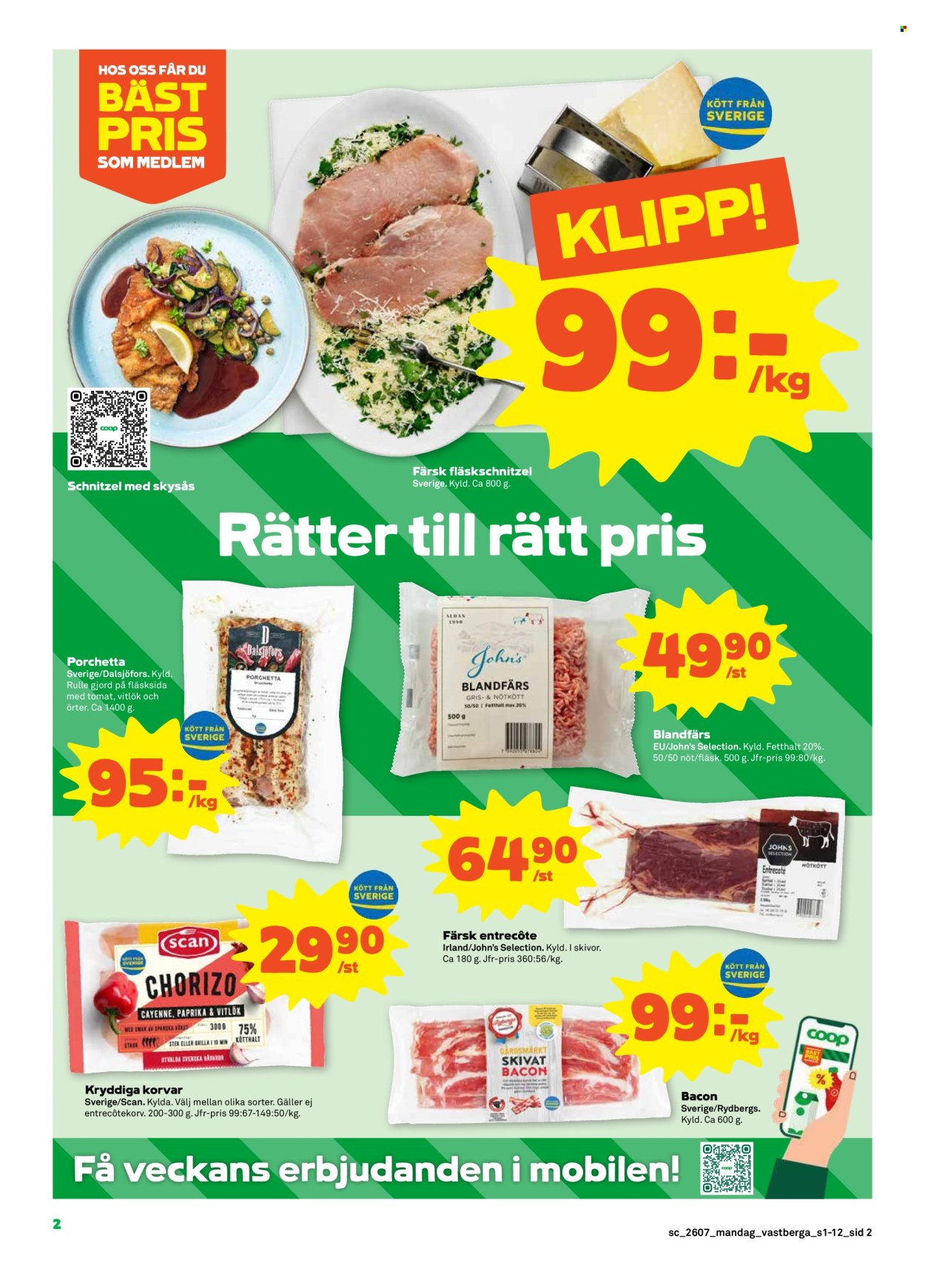 Stora Coop reklamblad - 9/2 2026 - 15/2 2026. Sida 2
