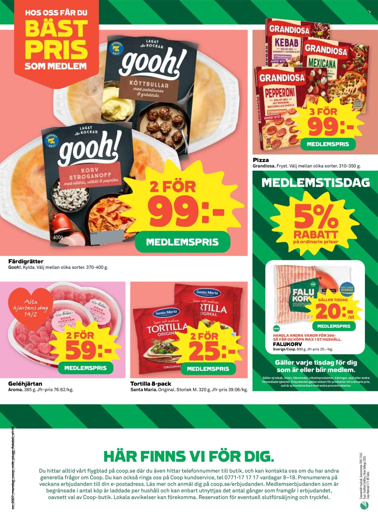Coop reklamblad - 9/2 2026 - 15/2 2026. Sida 16