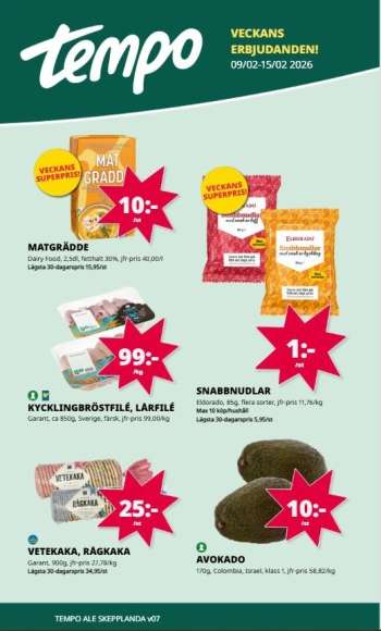 Tempo reklamblad - 9/2 2026 - 15/2 2026.