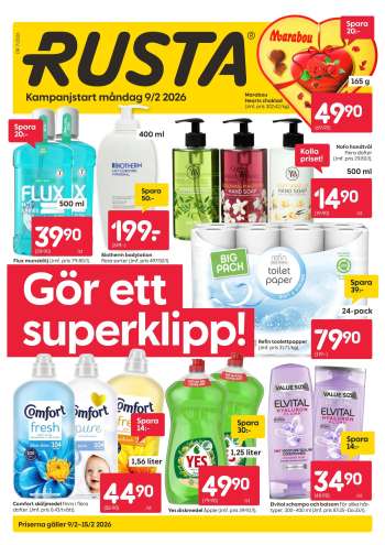 Rusta reklamblad - 9/2 2026 - 15/2 2026.