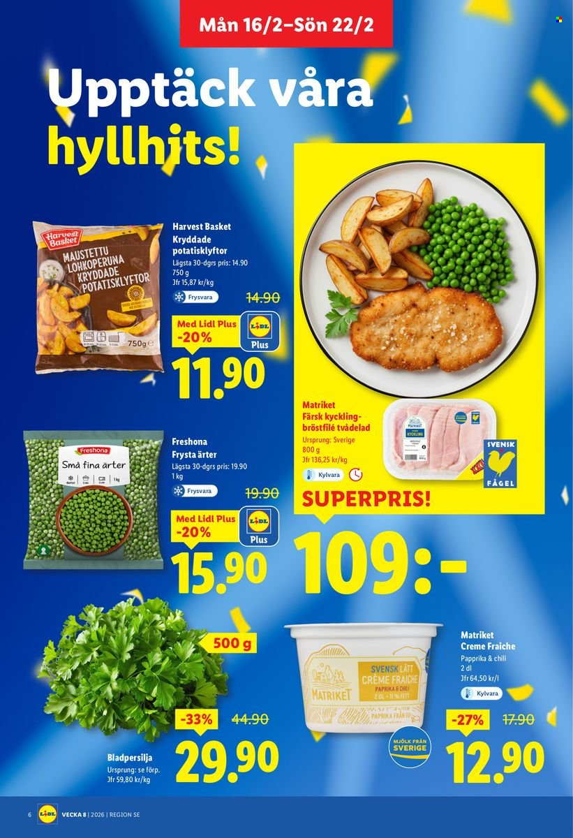 Lidl reklamblad - 16/2 2026 - 22/2 2026. Sida 6