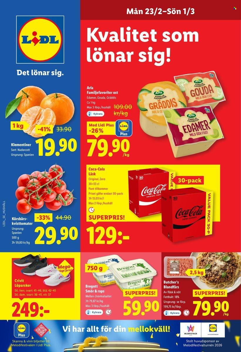 Lidl reklamblad - 23/2 2026 - 1/3 2026. Sida 1