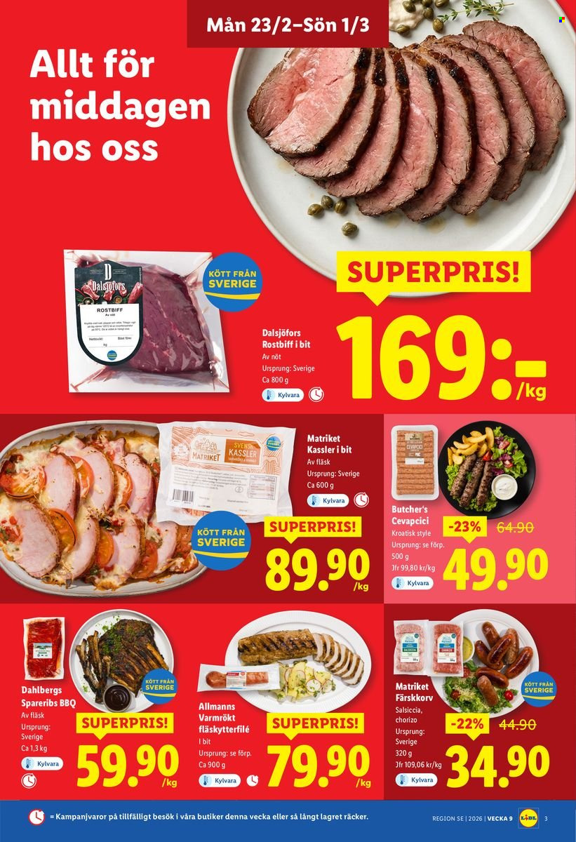 Lidl reklamblad - 23/2 2026 - 1/3 2026. Sida 3