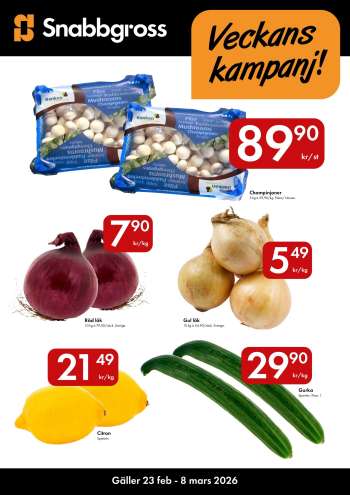 Snabbgross reklamblad - 23/2 2026 - 8/3 2026.