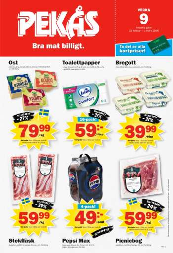 Pekås reklamblad - 23/2 2026 - 1/3 2026.