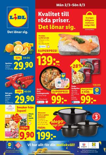 Lidl reklamblad - 2/3 2026 - 8/3 2026.