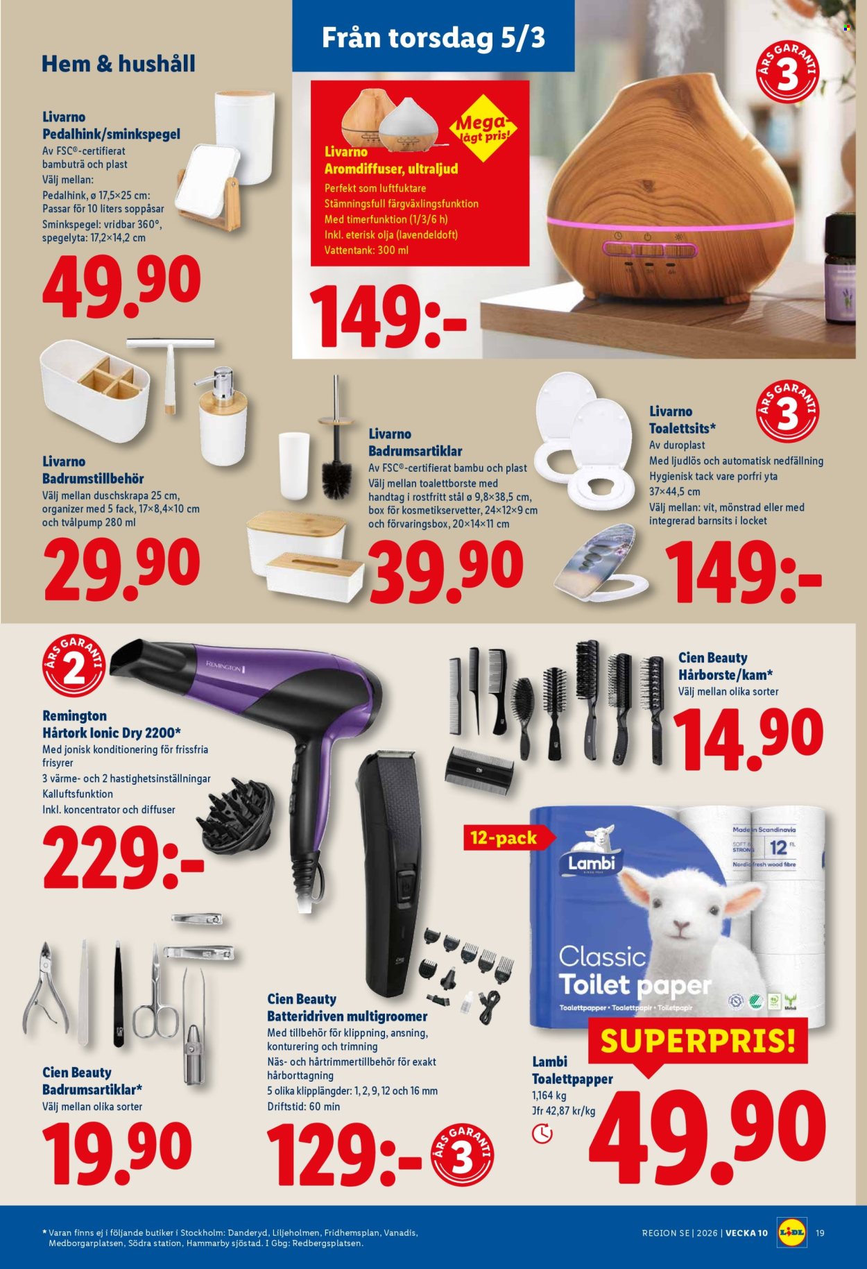 Lidl reklamblad - 2/3 2026 - 8/3 2026. Sida 22