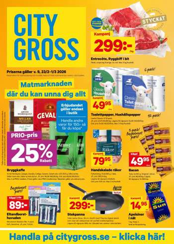 City Gross reklamblad - 23/2 2026 - 1/3 2026.