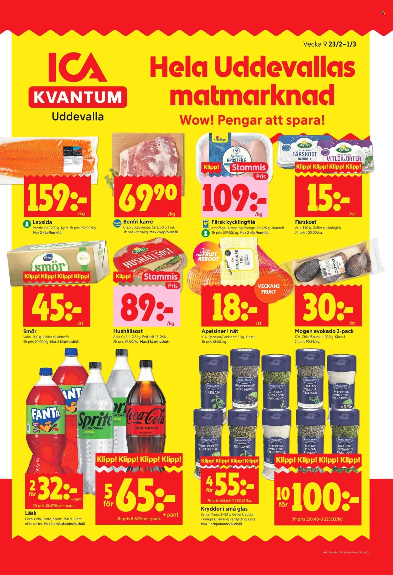 ICA reklamblad - 23/2 2026 - 1/3 2026. Sida 1
