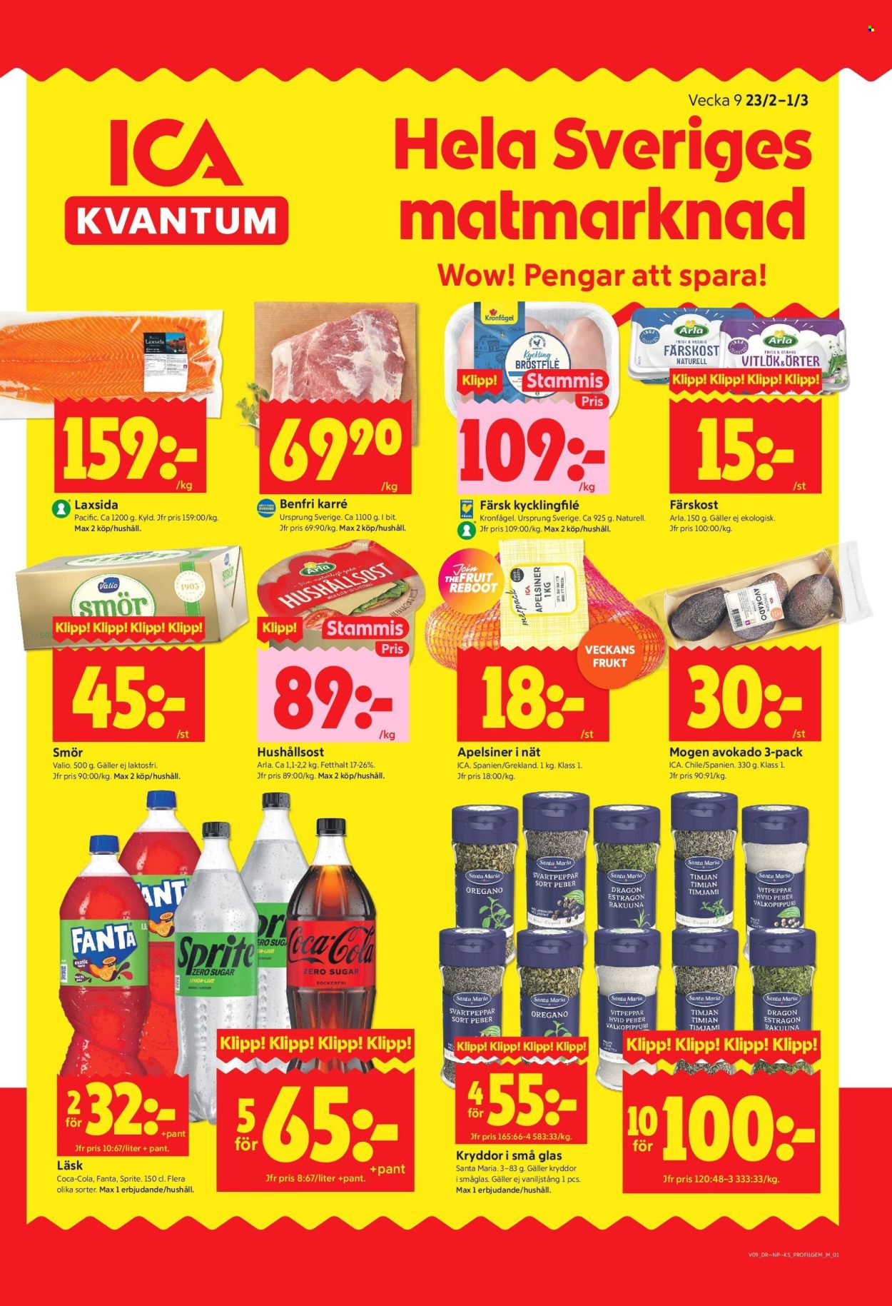 ICA reklamblad - 24/2 2026 - 1/3 2026. Sida 1