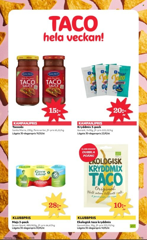 Hemköp reklamblad - 2/3 2026 - 8/3 2026. Sida 8