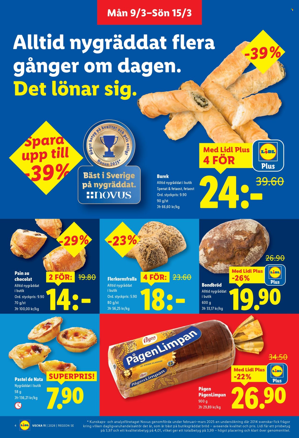 Lidl reklamblad - 9/3 2026 - 15/3 2026. Sida 4