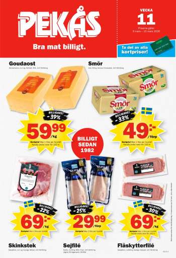 Pekås reklamblad - 9/3 2026 - 15/3 2026.