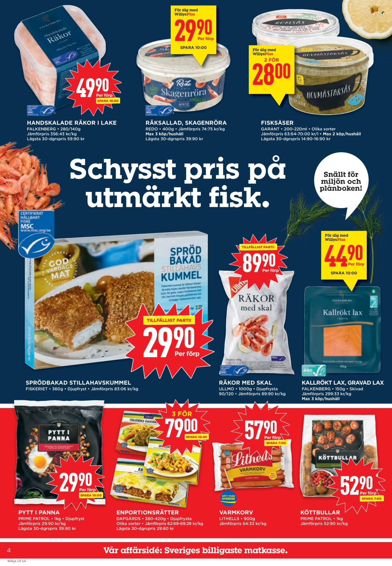 Willys reklamblad - 9/3 2026 - 15/3 2026. Sida 4
