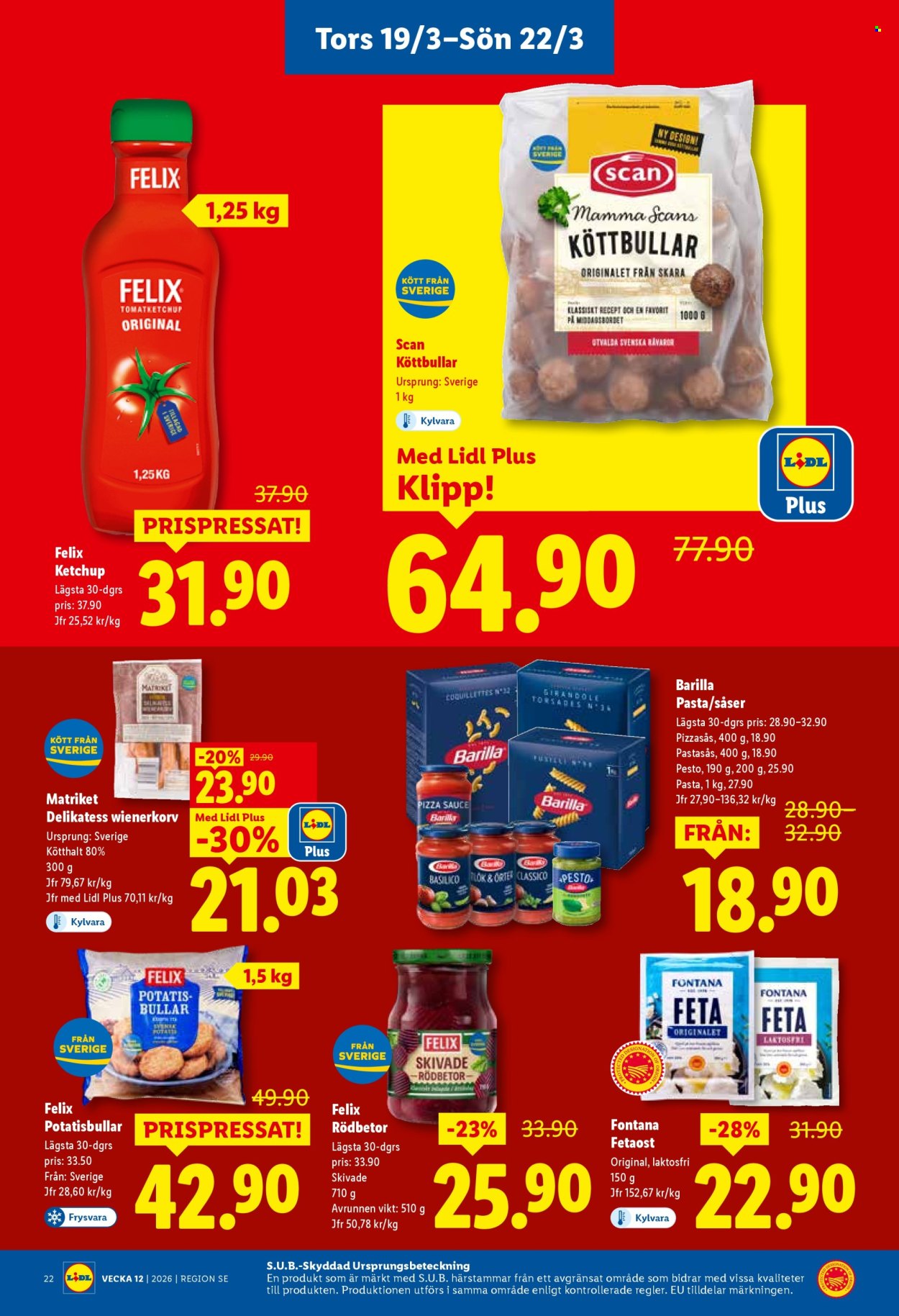 Lidl reklamblad - 16/3 2026 - 22/3 2026. Sida 26