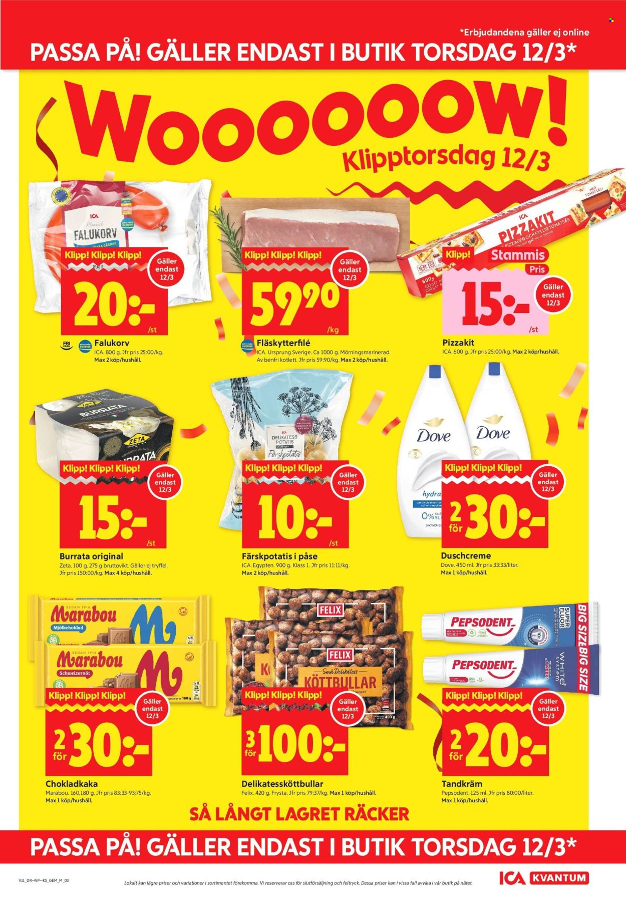 ICA reklamblad - 9/3 2026 - 15/3 2026. Sida 3