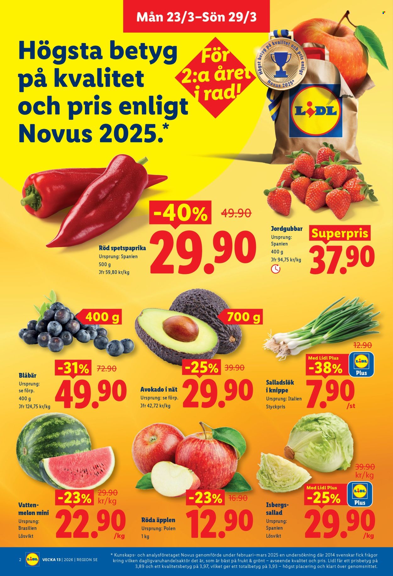 Lidl reklamblad - 23/3 2026 - 29/3 2026. Sida 2