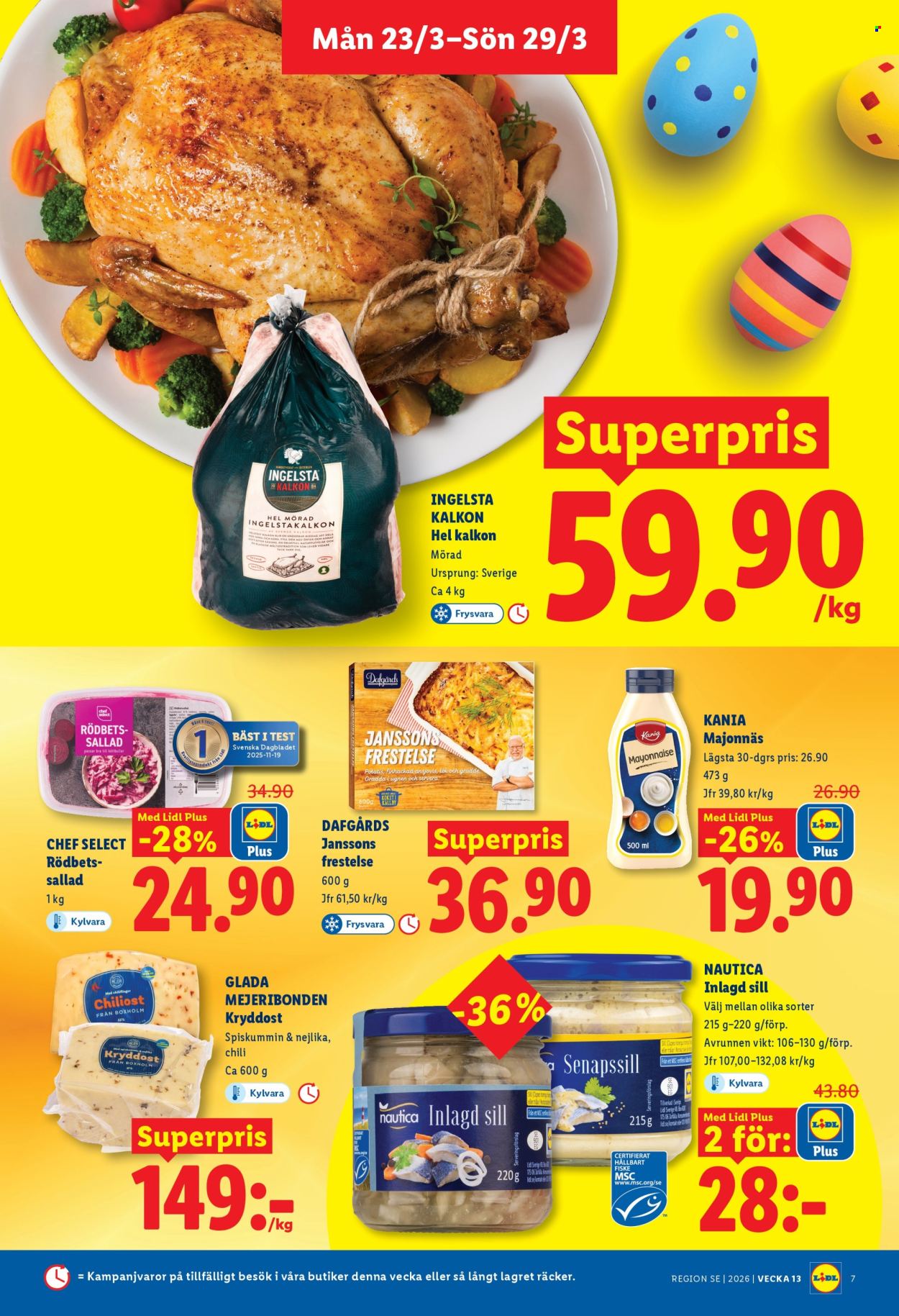 Lidl reklamblad - 23/3 2026 - 29/3 2026. Sida 7