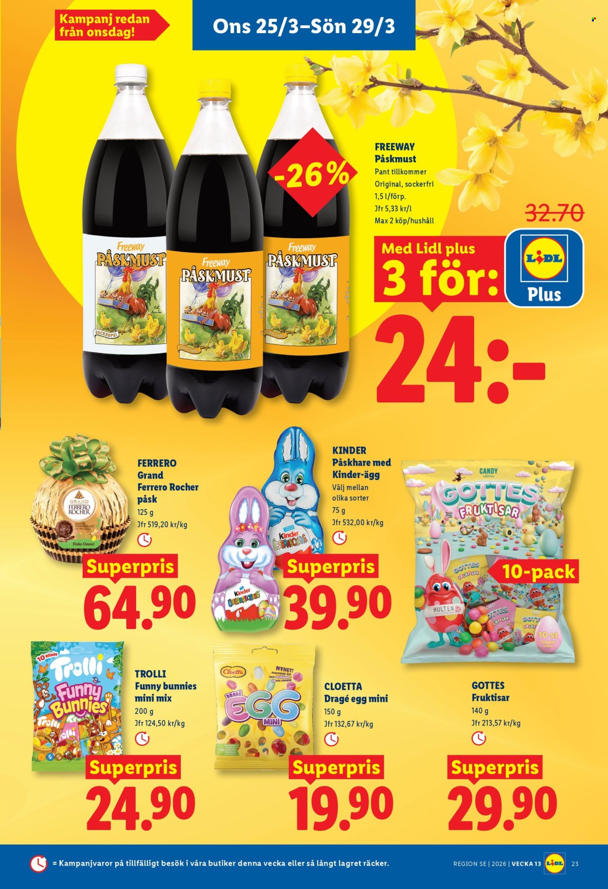 Lidl reklamblad - 23/3 2026 - 29/3 2026. Sida 27
