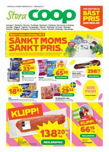 Stora Coop reklamblad - 30/3 2026 - 6/4 2026.