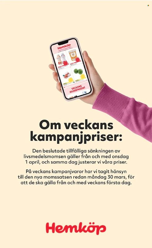 Hemköp reklamblad - 30/3 2026 - 6/4 2026. Sida 17