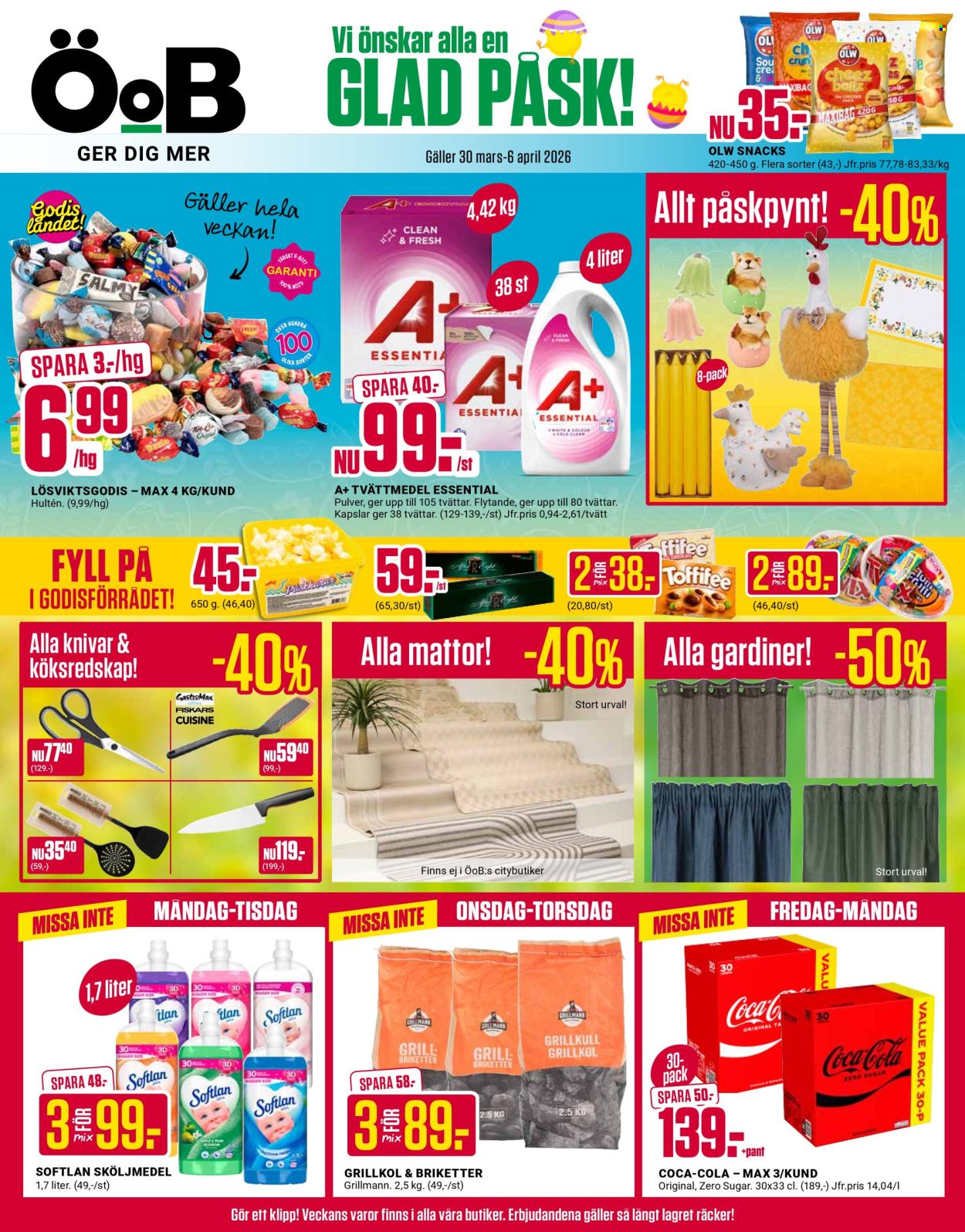 ÖoB reklamblad - 30/3 2026 - 6/4 2026. Sida 1