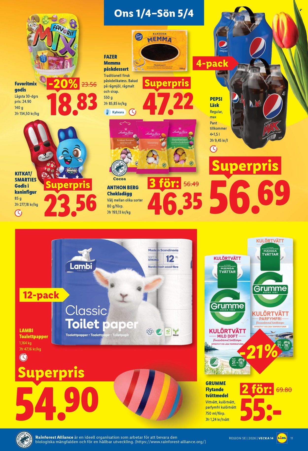 Lidl reklamblad - 1/4 2026 - 5/4 2026. Sida 13