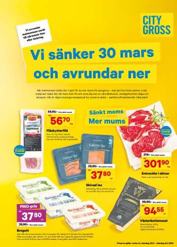 City Gross reklamblad - 30/3 2026 - 6/4 2026.