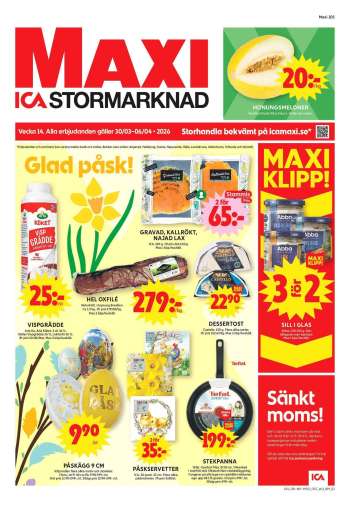 ICA reklamblad - 30/3 2026 - 6/4 2026.