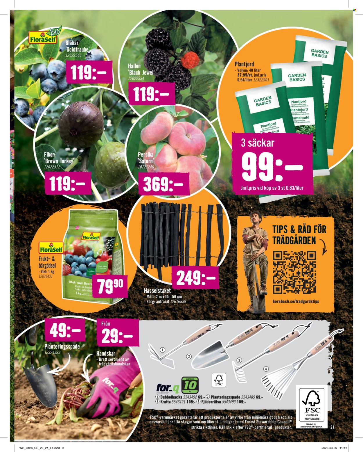 Hornbach reklamblad - 1/4 2026 - 30/4 2026. Sida 21