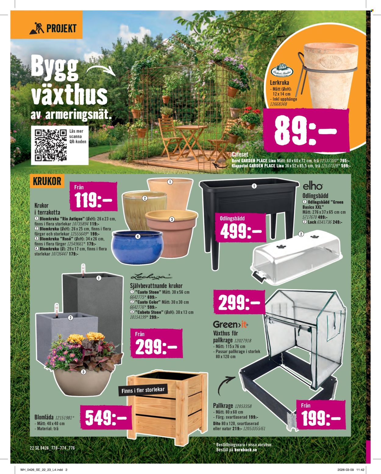 Hornbach reklamblad - 1/4 2026 - 30/4 2026. Sida 22