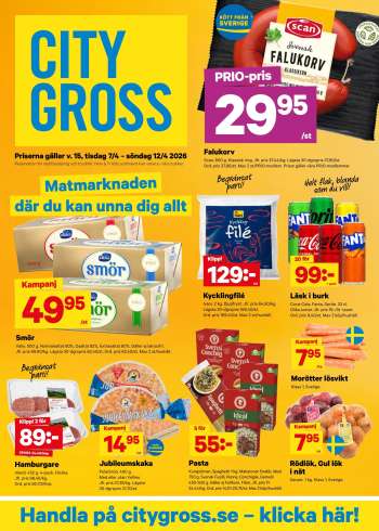 City Gross reklamblad - 7/4 2026 - 12/4 2026.