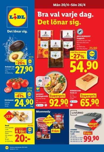 Lidl reklamblad - 20/4 2026 - 26/4 2026.