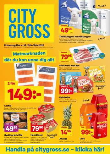 City Gross reklamblad - 11/4 2026 - 19/4 2026.