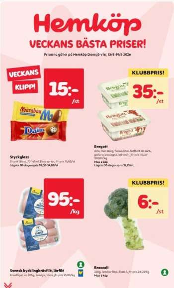 Hemköp reklamblad - 13/4 2026 - 19/4 2026.