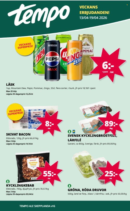 Tempo reklamblad - 13/4 2026 - 19/4 2026. Sida 1