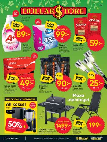 DollarStore reklamblad - 20/4 2026 - 26/4 2026.