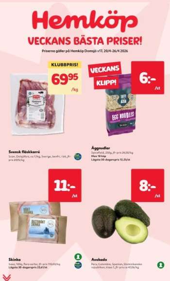 Hemköp reklamblad - 20/4 2026 - 26/4 2026.