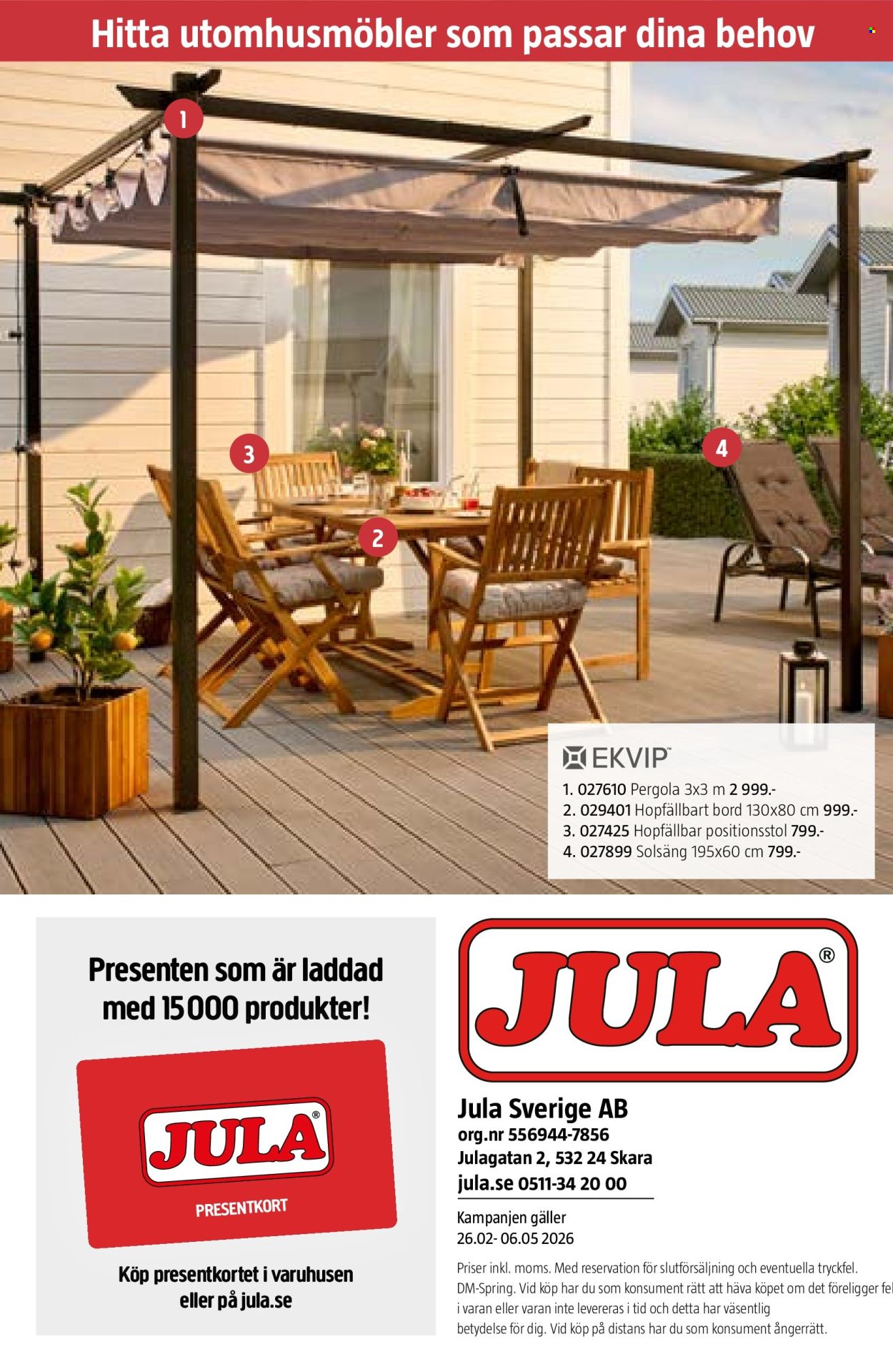 Jula reklamblad - 26/4 2026 - 6/5 2026. Sida 46