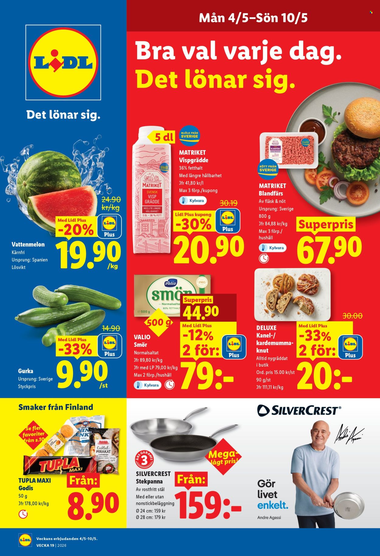 Lidl reklamblad - 4/5 2026 - 10/5 2026. Sida 1